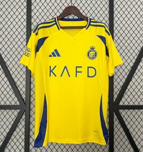 2024-25 Al-Nassr FC Leyard Victory Home Soccer Jersey Shirt