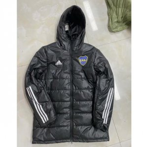 2020-21 Boca Juniors Black Cotton Warn Coat
