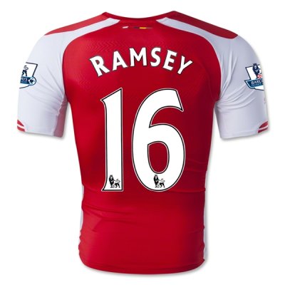 Arsenal 14/15 RAMSEY #16 Home Soccer Jersey