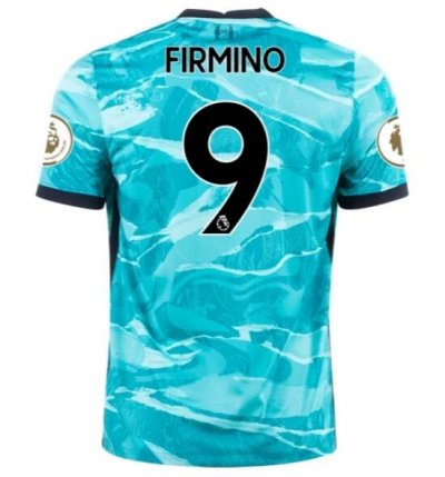 2020-21 Liverpool Away Soccer Jersey Shirt ROBERTO FIRMINO #9