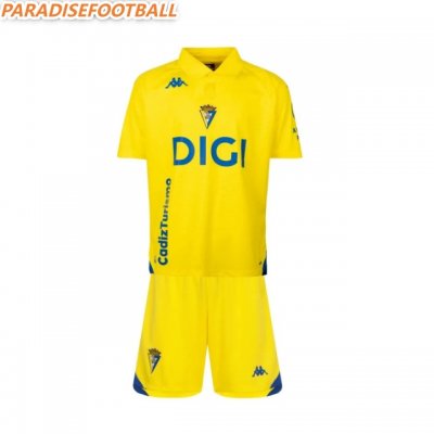 2026-27 Cádiz Home Kids Soccer Kits Shirt With Shorts