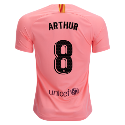 2018-19 FC Barcelona Third Soccer Jersey Shirt Arthur #8