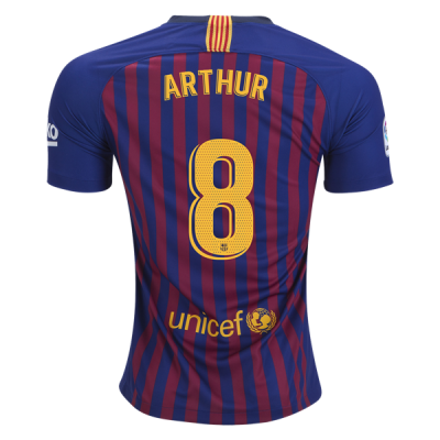 2018-19 FC Barcelona Home Soccer Jersey Shirt Arthur #8