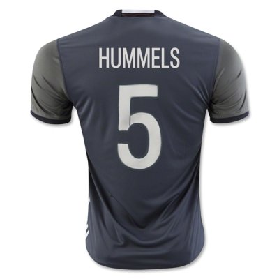 2016 Germany HUMMELS #5 Away Soccer Jersey