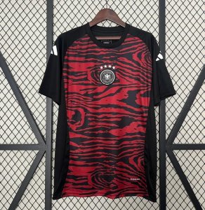 2024 Euro Cup Germany Black Red Special Soccer Jersey Shirt