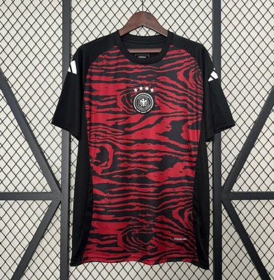 2024 Euro Cup Germany Black Red Special Soccer Jersey Shirt