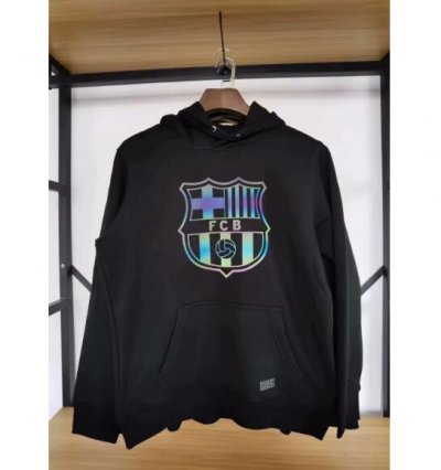 2020-21 Barcelona Black Hoody Sweater Top