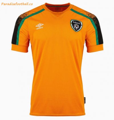 2021-22 Ireland Away Orange Soccer Jersey Shirt