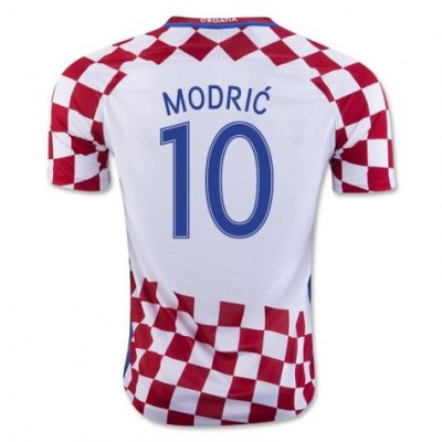 2016 Croatia Modric 10 Home Soccer Jersey