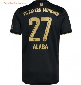 2021-22 FC Bayern Munchen Away Soccer Jersey Shirt with Alaba 27 printing