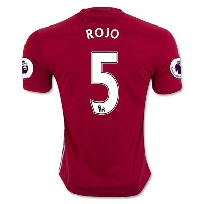2016-17 Manchester United 5 ROJO Home Soccer Jersey