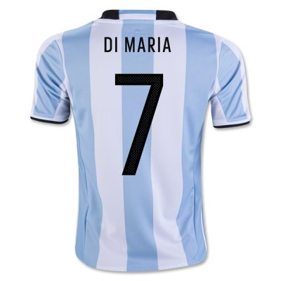 2016 Argentina DI MARIA #7 Home Soccer Jersey