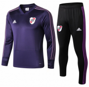 2018-19 River Plate Purple Sweat Shirt Training Kits