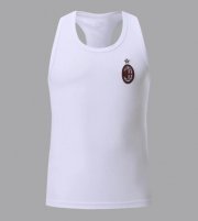 2020-21 AC Milan White Narrow-Back Vest Soccer Jersey Shirt