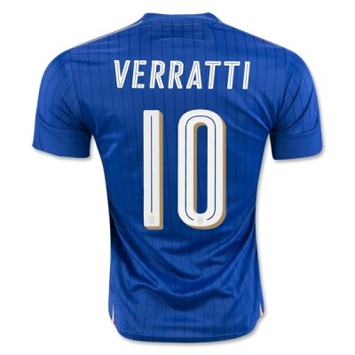 2016 Italy VERRATTI #10 Home Soccer Jersey