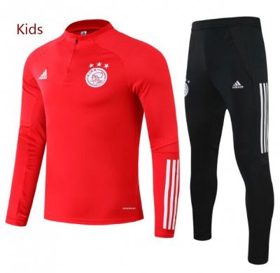 Youth 2020-21 Ajax Red Training Kits Sweatshirt with Pants