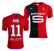 2019-20 Stade Rennais Home Soccer Jersey Shirt M'Baye Niang #11