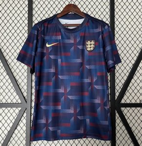 2024 Euro Cup England Navy Pre-Match Training Shirt
