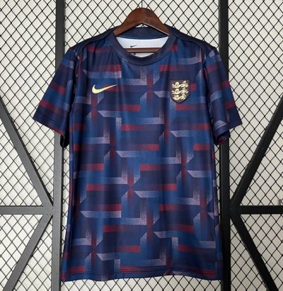 2024 Euro Cup England Navy Pre-Match Training Shirt