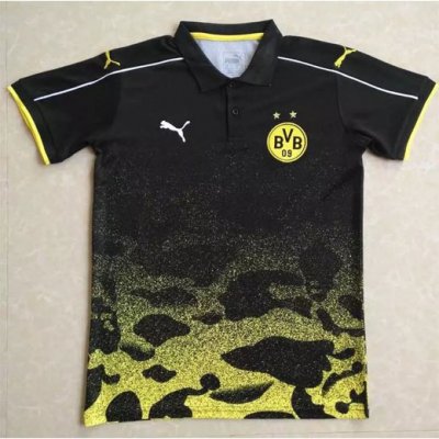 2017-18 Dortmund Black Yellow Polo Shirt
