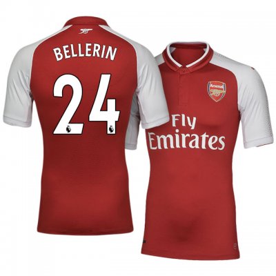 2017-18 Arsenal #24 Hector Bellerin Home Soccer Jersey