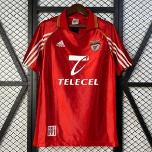 1998-99 Benfica Retro Home Soccer Jersey Shirt
