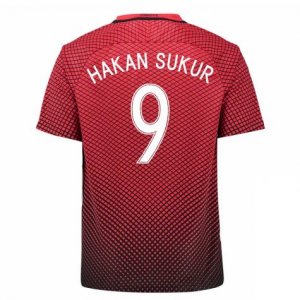 2016 Turkey Hakan Sukur 9 Home Soccer Jersey