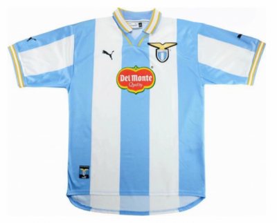 1999-2000 SSC Lazio Retro Home Soccer Jersey Shirt