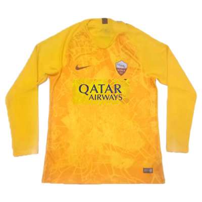 2018-19 AS Roma Long Sleeve Third Away Soccer Jersey Shirt