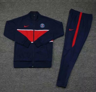 2020-21 PSG Navy Red Training Kits Jacket with Trousers