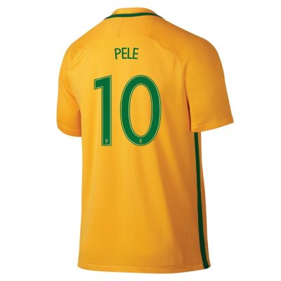 2016 Brazil PELE #10 Home Soccer Jersey