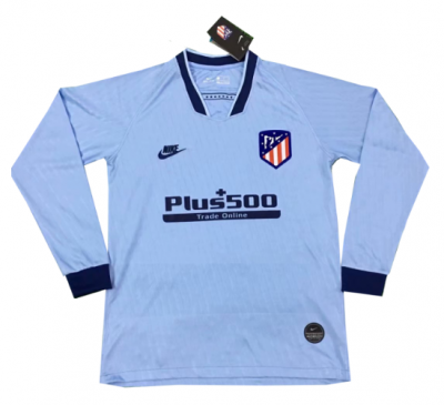 2019-20 Atletico Madrid Long Sleeve Third Away Soccer Jersey Shirt