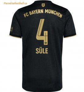 2021-22 FC Bayern Munchen Away Soccer Jersey Shirt with Süle 4 printing