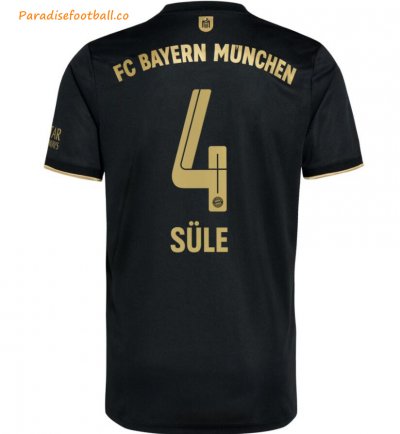 2021-22 FC Bayern Munchen Away Soccer Jersey Shirt with Süle 4 printing