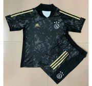 Kids 2020-21 Ajax Black Training Kits (Shirt+Shorts)
