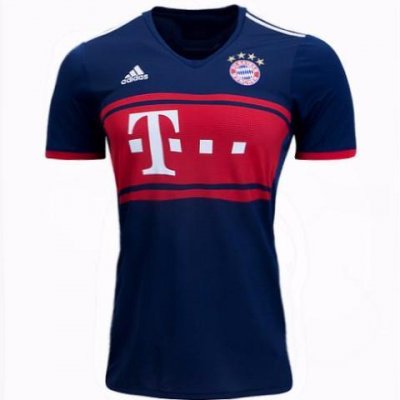 2017-18 Bayern Munich Navy Women's Away Soccer Jersey