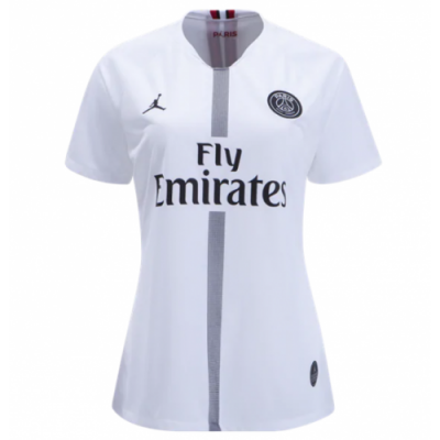 2018-19 Psg Jordan Third Away Women White Soccer Jersey Shirt