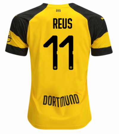 Marco Reus #11 2018-19 Borussia Dortmund Home Soccer Jersey Shirt