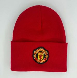Manchester United Red Soccer Knitted Hat