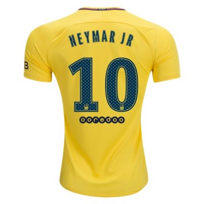 2017-18 PSG Neymar Jr #10 Away Soccer Jersey