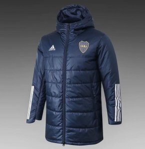 2020-21 Boca Juniors Navy Cotton Warn Coat
