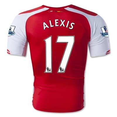 Arsenal 14/15 ALEXIS #17 Home Soccer Jersey