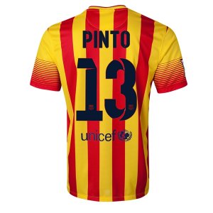 13-14 Barcelona #13 PINTO Away Soccer Jersey Shirt 13-14 Barcelona #13 PINTO Away Soccer Jersey Shirt