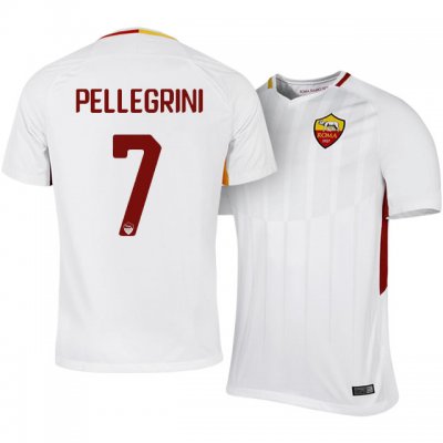 2017-18 Roma Lorenzo Pellegrini #7 Away Soccer Jersey