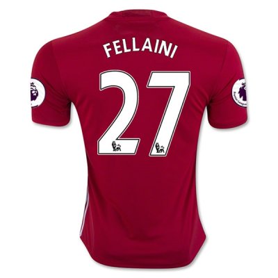 2016-17 Manchester United 27 FELLAINI Home Soccer Jersey