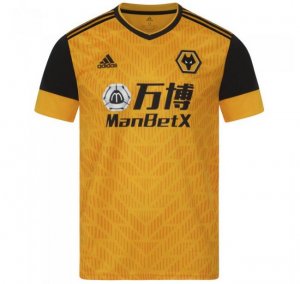 2020-21 Wolverhampton Wanderers Home Soccer Jersey Shirt