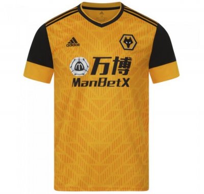 2020-21 Wolverhampton Wanderers Home Soccer Jersey Shirt
