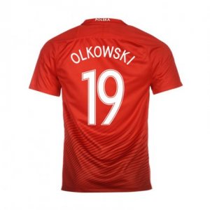2016 Poland Olkowski 19 Away Soccer Jersey