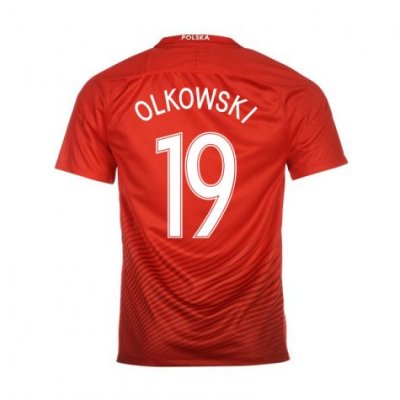 2016 Poland Olkowski 19 Away Soccer Jersey