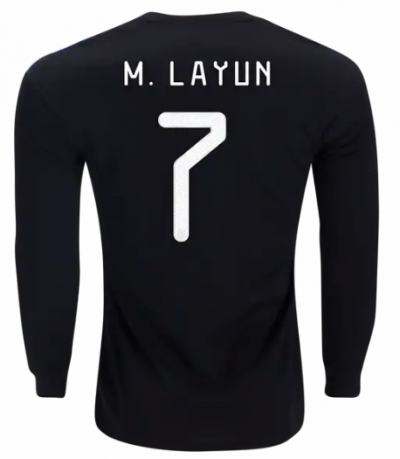 2019 Gold Cup Mexico LS Home Soccer Jersey Shirt Miguel Layun #7